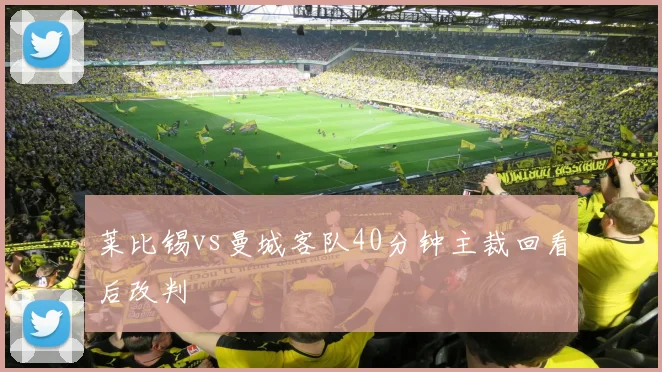 莱比锡vs曼城客队40分钟主裁回看后改判